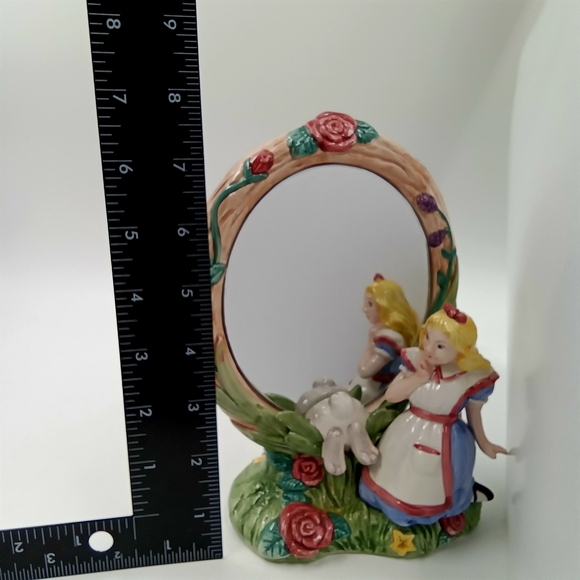 Vintage Disney" Alice in Wonderland Themed Mirror". - Picture 3 of 8